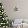 thumbnail image 2 of Totally Mammoth Christmas Scene Holiday Graphic Art Unframed Art Print Wall Art, 2 of 6