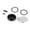 Silver, variant on SPRING 1set Aluminum Car Rear Wiper Delete Kit Block Off Plug Cap O-ring Seals For Honda For CR-V For Civic Automobile Crankcase Silver