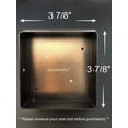 thumbnail image 4 of RELIGHTABLE Solar Square Outdoor Post Cap Deck Lights for 4x4 (Copper) (4-Pack), 4 of 4