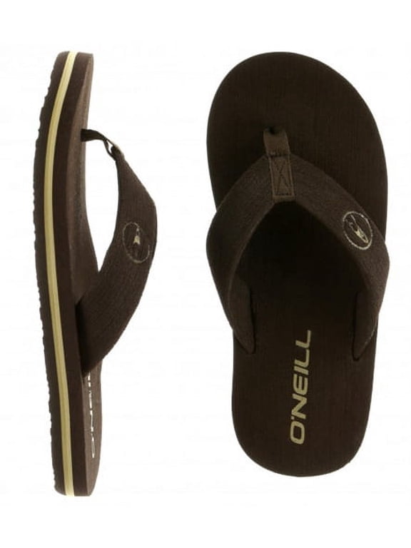 Oneill Phluff Daddy Sandals Boys Brown - K2-3 / 9" Length