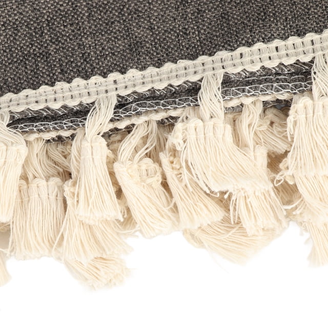 Mantel De Encaje Con Borlas, Rectangular, Fibra De Poliéster, Decorativo