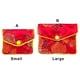 thumbnail image 2 of Monstrate Monedero de seda, bolsa de satén rojo, pequeño bolso de baratija, bolsillo de brocado de estilo chino multiusos, regalos de dulces de Almacenamiento y organización del hogar S Rojo, 2 of 6