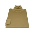 thumbnail image 3 of Men PRINCELY Turtle neck Sweater From Turkey Soft Merino Wool 1011-80 Taupe, 3 of 5