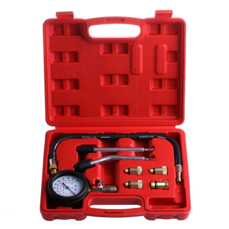 8 Pc Spark Plug Cylinder Compression Test Kit Professional Petrol Gas ...