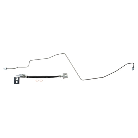 TRQ Rear Right Brake Hose Fits 2017-2022 Ford F-350 Super Duty