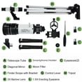 thumbnail image 4 of Telescopes for Kids Adults and Astronomy Beginners 300X70mm Telescope with Tripod, 4 of 8