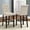 Tan, variant on Solid Wood Barstools, Set of 2 with Comfortable Padding / Pleasant Seating for Game Rooms