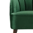 thumbnail image 6 of GDF Studio Velvet Emerald Modern Barrel Club Chair (2-pack), 6 of 8