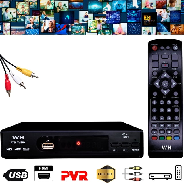 Decodificador Digital TV Convertidor 1080p FULL HD DOSYU DY-ATC-03A