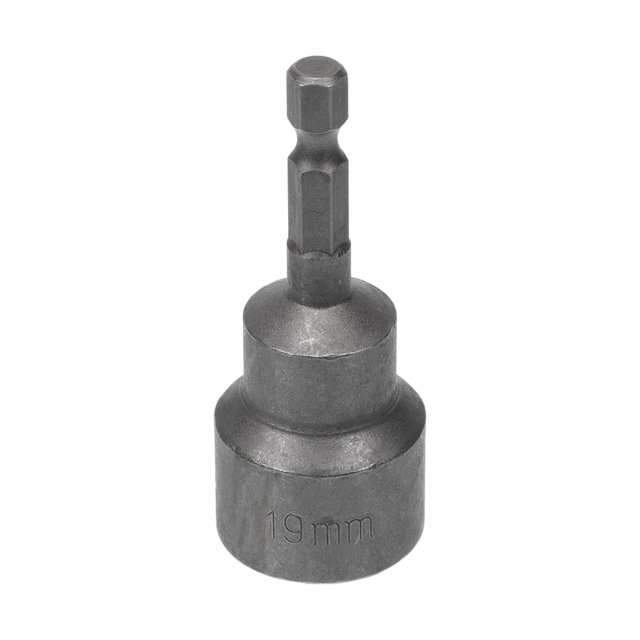 Herramienta de socket de impacto Unique Bargains para reparación de automóvil, motocicleta, dirtbike, CR-V duradero de 65mm, 1 Pcs, tono de titanio, 6 puntos, 19mm