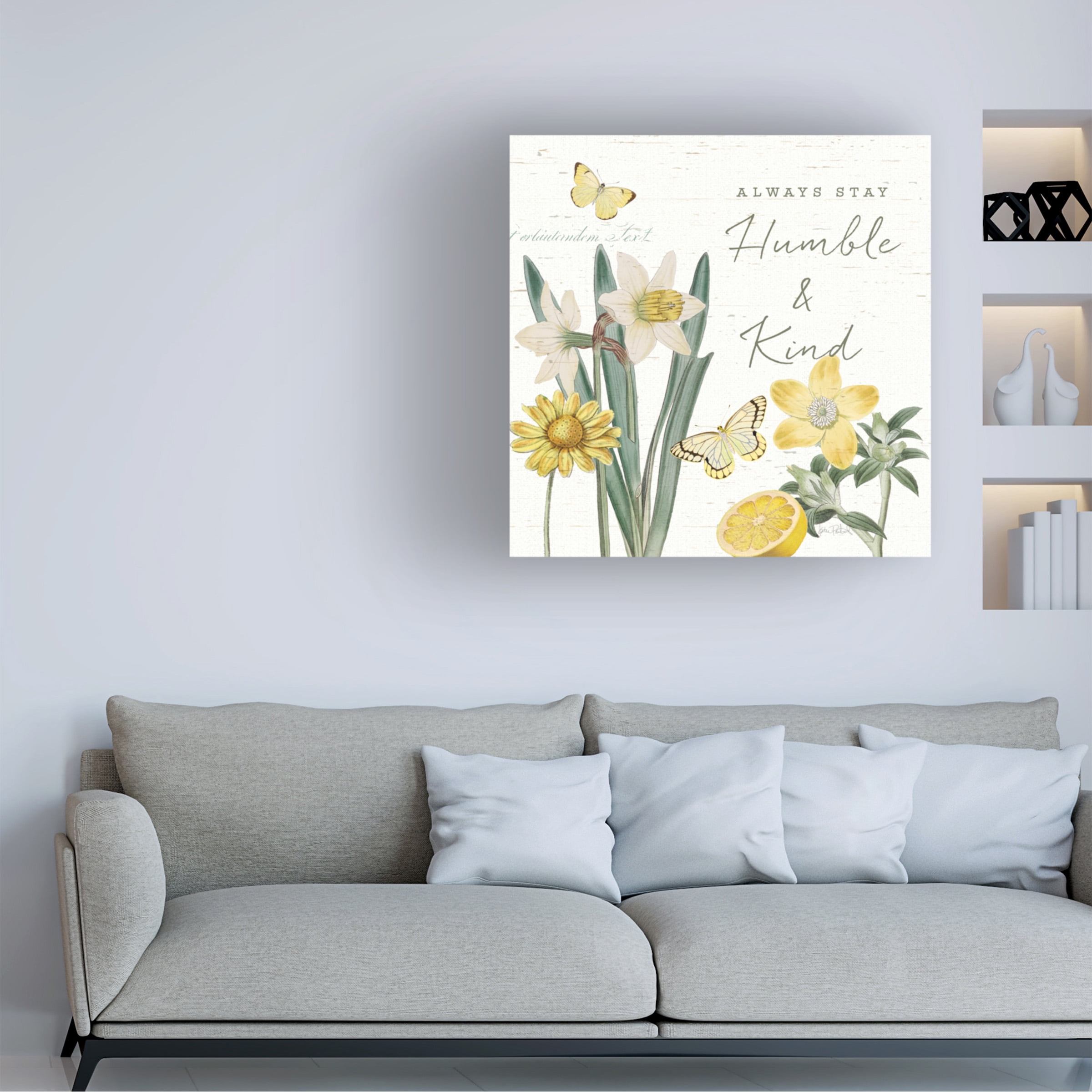 Trademark Fine Art 'Citron Curiosities V' Canvas Art by Katie Pertiet