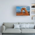 thumbnail image 2 of Trademark Fine Art Mike Jones Photo Delicate Arch Sunset Canvas Wall Art - 22x32, 2 of 4