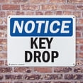thumbnail image 4 of (2 Pack) Key Drop OSHA Notice Sign 14 Inch X 10 Inch Indoor / Outdoor Rust-Free Aluminum Metal Signs for Workplace, Workshop, and Construction Site, Made in the USA, 4 of 8