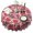 Red Footballs On, variant on Red Footballs on Blue Pattern Round Tablecloth 60"x60",Wrinkle Wipeable Table Cloth for Kitchen Dining Room Picnic Patio Party
