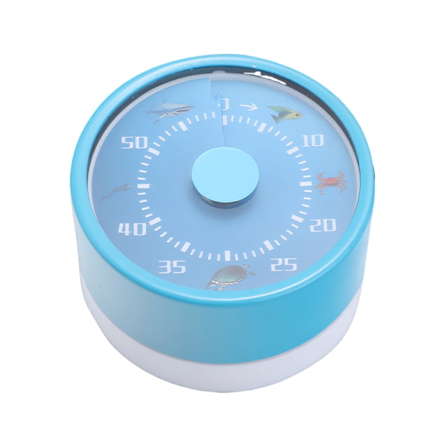 Naiovety Temporizador de cocina con resorte mecánico No necesita batería, protege el medio ambiente y puede funcionar por más tiempo Electrodomésticos azul