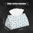 thumbnail image 6 of Lsque Dachshund Dog Puppy Printed Long Tissue Box Cover Holder, Facial Paper Organizer Dispenser,Triangle with Bottom Belt, PVC Leather Decorative Organizer, 6 of 9