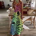 thumbnail image 3 of Animal Print Patterns Sleeveless Dress for Women Clothing Female Women's Summer Skirt, 3 of 7