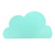 thumbnail image 1 of Mantel individual de silicona con forma de nube para niños, antideslizante, portátil, con aislamiento antideslizante (verde), 1 of 5