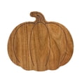 thumbnail image 2 of Pumpkin Cutting Board Wood, Pumpkin Charcuterie Board, Cheese & Serving Tray with Handle, Fall Pumpkin Kitchen Decor & Holiday Party Gift, 2 of 4