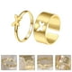 thumbnail image 3 of EeaseMX Juego de 2 anillos ajustables para dedo (dorados), 3 of 7