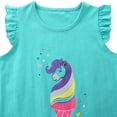 thumbnail image 6 of Girls 2 Piece Outfits Summer Clothes Cute Graphic Tank Top And Casual Shorts Kids Clothing Sets Size 18-24 Months, 6 of 7
