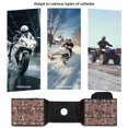 thumbnail image 6 of Uorisanigo ATV Tank Bag Waterproof Motorcycle Saddle Bag Sunflower Upland Cattle Aztec Dual Pocket Tool Storage Organizer Easy Installation for Snowmobiles and Off Road Use, 6 of 7