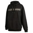 thumbnail image 2 of Men's FISLL  Black Morehouse Maroon Tigers Puff Print Sliced Pullover Hoodie, 2 of 3