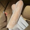 thumbnail image 3 of Women's Nylon Control Top Panty Hose Silk Lace Tights White, 3 of 5