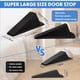 thumbnail image 2 of Tapones para puerta Frienda Jumbo, resistentes, 5 cm de alto, 2 unidades, negros, 2 of 6