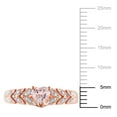 thumbnail image 3 of Everly Women's Morganite 10k Rose Gold Ring, 3 of 8