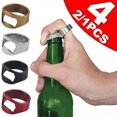 thumbnail image 1 of 4pcs Multi-function Stainless Steel Colorful Ring-Shape Opener Beer Bottle Opener Diameter 22mm, 1 of 5