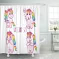 thumbnail image 1 of Cortina de ducha Linda colección mágica unicornio ABPHQTO 165x180 cm, 1 of 2