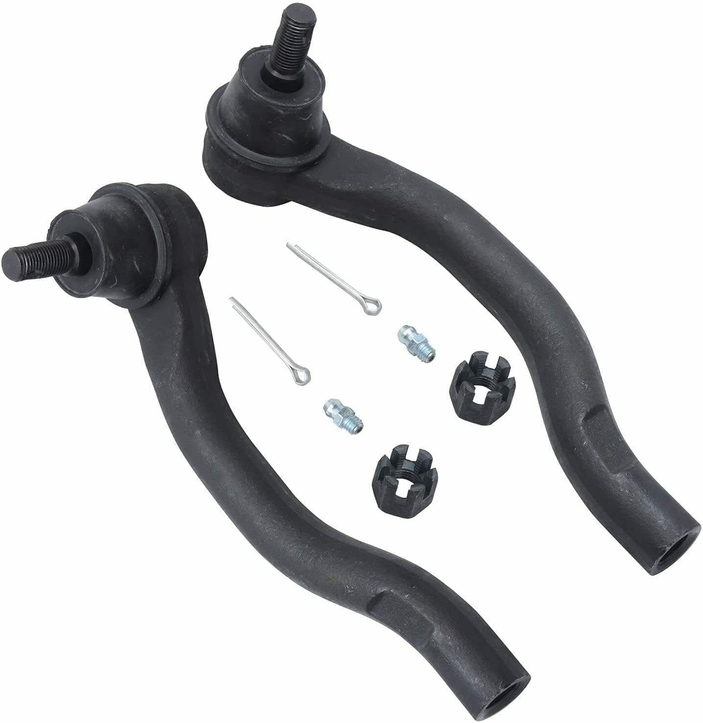 Detroit Axle - Front Control Arms Wheel Bearings Lower Ball Joints Tie Rods Sway Bars Replacement for 2008-2012 Honda Accord