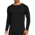 thumbnail image 1 of Men's UV Protection UPF 50+ Long Sleeve T-Shirt Work Fishing Swimming Shirt Rash Guard Top, 1 of 5
