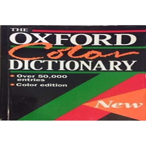 Pre-Owned The Oxford Color Dictionary Paperback