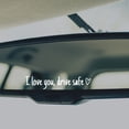thumbnail image 4 of I Love You Drive Safe Stickers Rear View Mirror Vinyl Decal for Women Waterproof Decorative Car Sticker Car Decal Accessories, 4 of 8