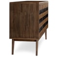 thumbnail image 7 of Simpli Home Clarkson SOLID ACACIA WOOD 60 inch Wide Mid Century Sideboard Buffet in Rustic Natural Aged Brown, 7 of 7