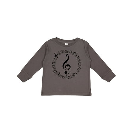 

Inktastic Music Director Treble Clef Musician Boys or Girls Long Sleeve Toddler T-Shirt