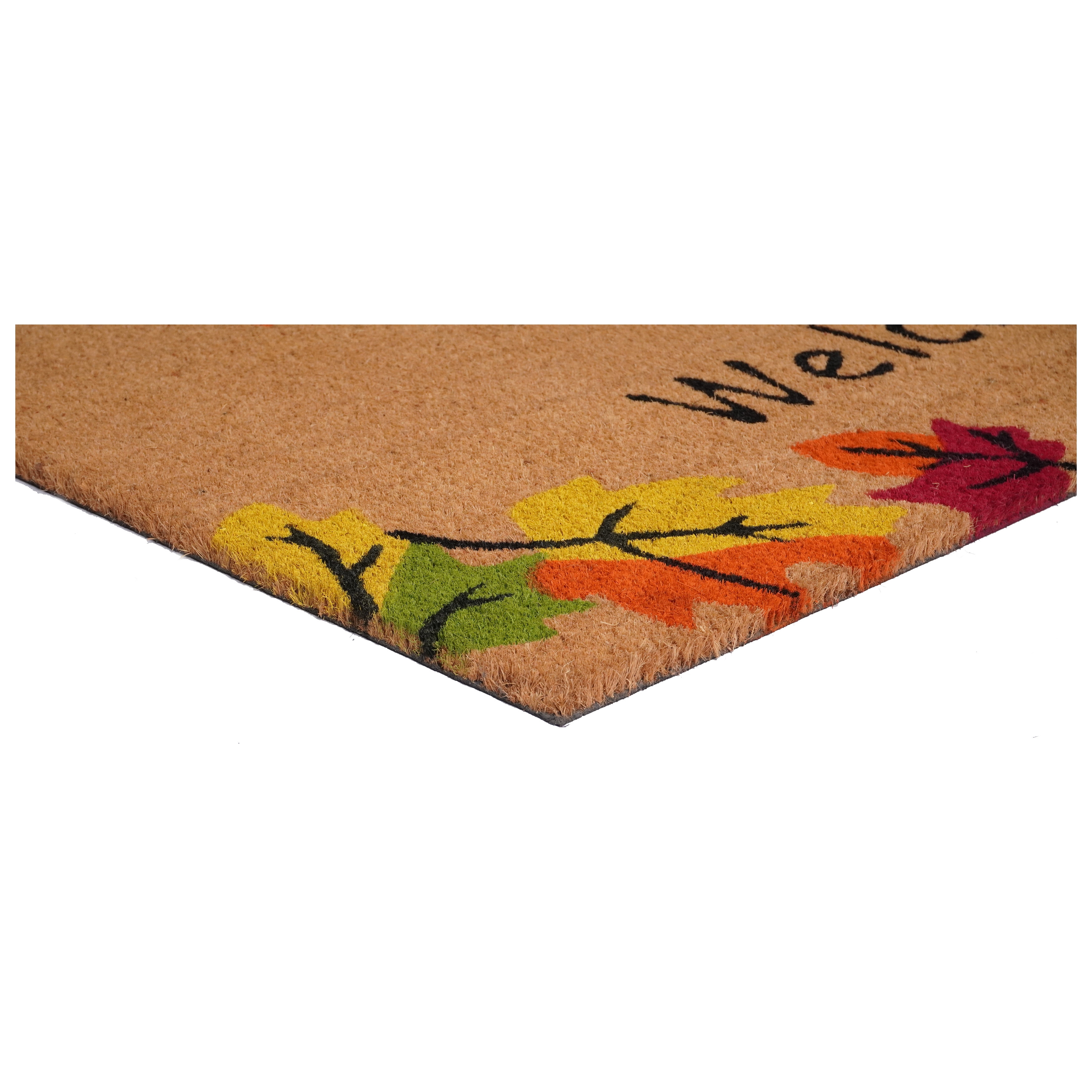 Calloway Mills 120942436 24 x 36 in. Autumn Breeze Rectangular Doormat, Multi Color