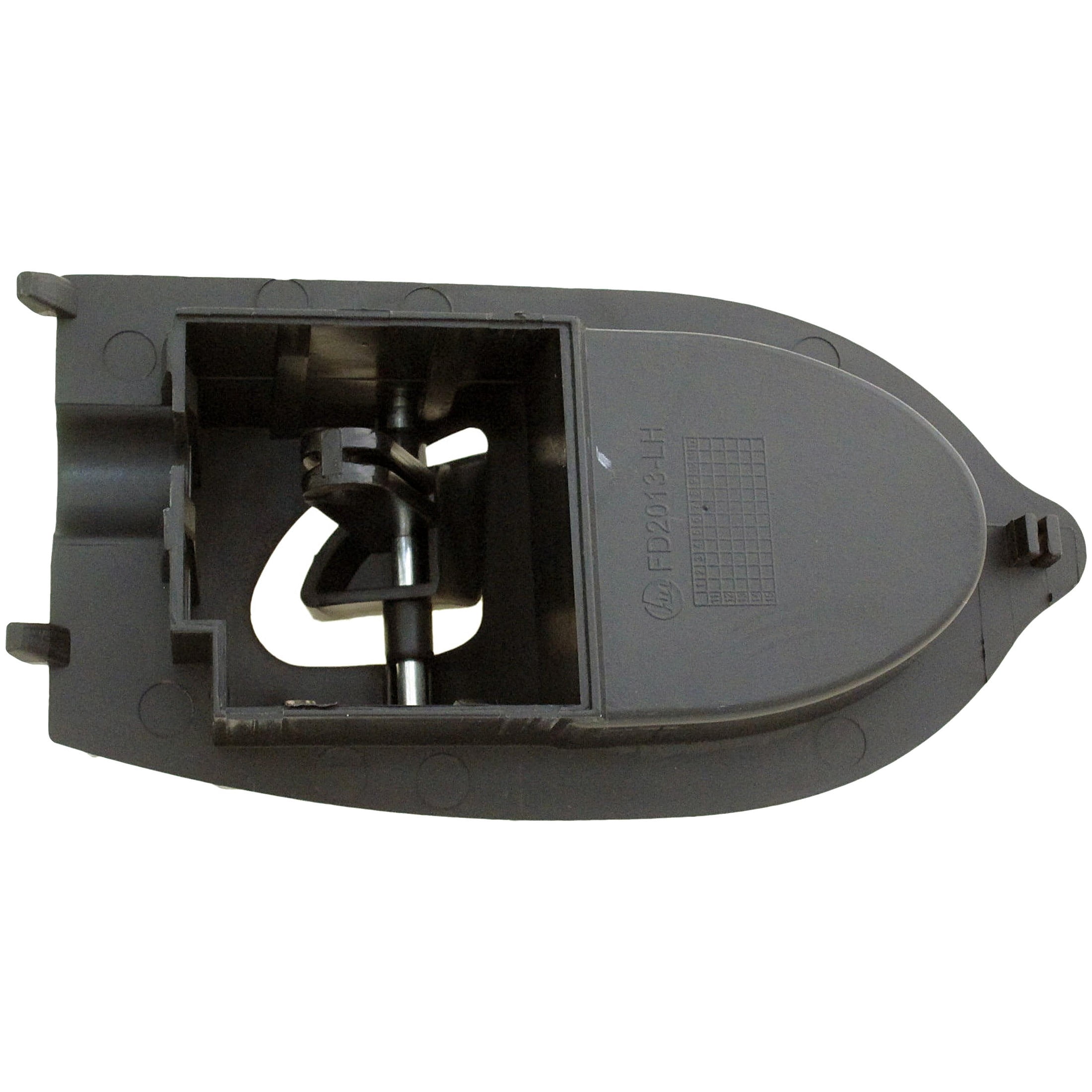 Dorman 841MX Front Driver Side Interior Door Handle for Specific Ford Models, Black; Textured
