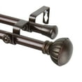 thumbnail image 3 of 13/16" Dia Adjustable 48-84 inch Double Curtain Rod with Werner Finials - Cocoa,(4705-487), 3 of 3