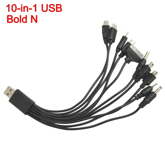 10 In 1 Multi-Function USB Cable Phone Charging Cable Multi-head Charging Cable Cord For Samsung For Nokia Phone Charger