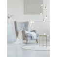 thumbnail image 2 of Maklaine Contemporary 5-Light Stainless Steel and Glass Pendant in Gold, 2 of 7