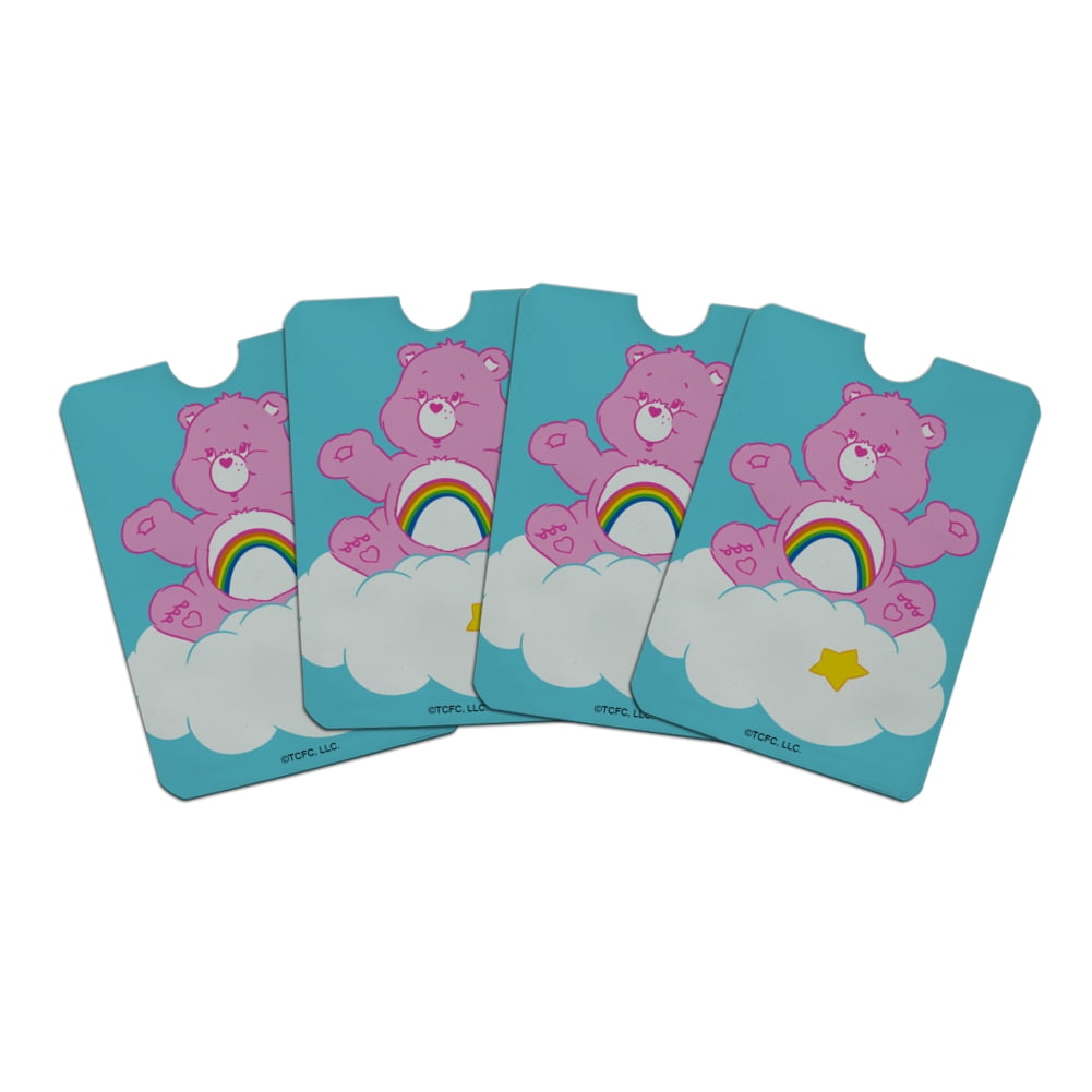 Care Bears Cheer Bear Credit Card RFID Blocker Holder Protector Wallet
