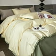 thumbnail image 3 of Nvzi-a Bed Sheets Set, Bedding Sheets Pillowcases Kit, Twin Bed Set, Hotel Bedding, Home Decor(Yellow), 3 of 4