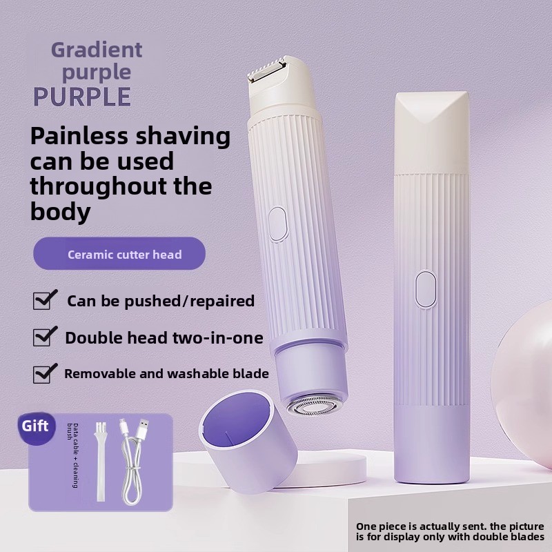 Electric Shaver for Men and Women, Private Area Pubic Hair Trimmer, Shaving Tool, Intimate Hair Removal Device
