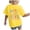 Tshirts-Yellow, variant on kpoplk Girls Graphic Short Sleeve T Shirts Kids Summer Oversized Tops Casual Crewneck Tees 5-14 Years(Sky Blue,13-14 Y)
