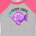 thumbnail image 4 of Inktastic Cutest Catch Cute Purple Fish Boys or Girls Baby Bodysuit, 4 of 5