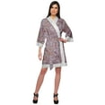 thumbnail image 2 of Moomaya Short Printed Crossover&nbsp;Kimono&nbsp;Robes&nbsp;For Girls Nightwear Dressing Gown, 2 of 6