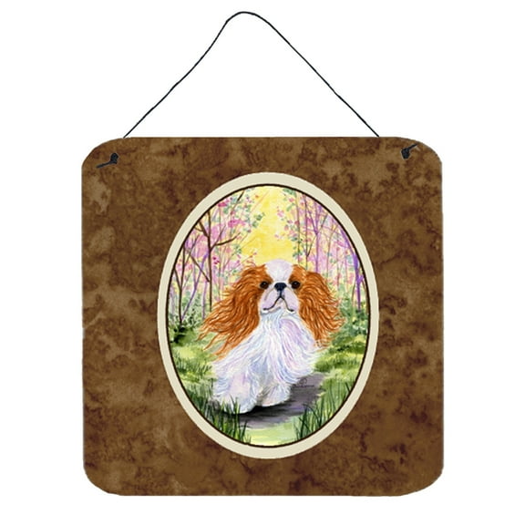 Carolines Treasures SS8613DS66 English Toy Spaniel Aluminum Metal Wall or Door Hanging Prints, 6 x 6", Multicolor